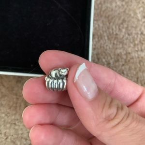 Sleeping Cat Pandora Charm